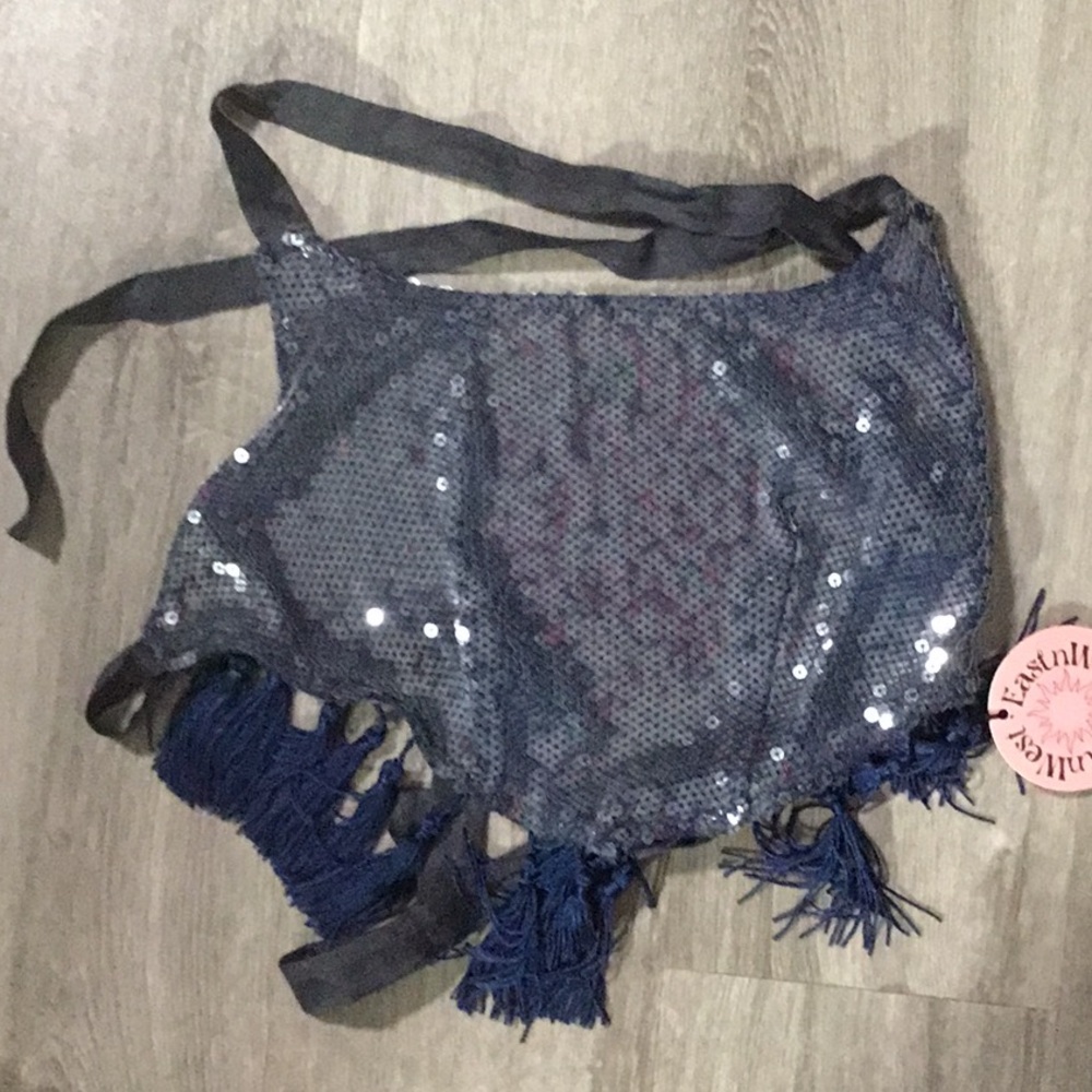 INTIMATELY FP SEQUINS CROP TOP